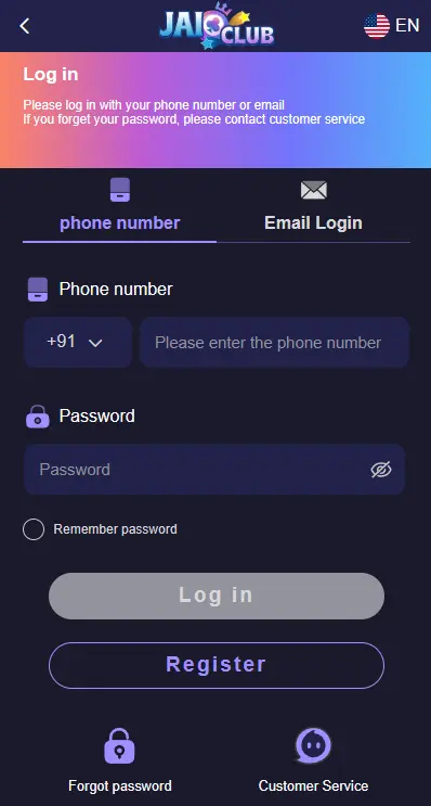 Jai Club Login